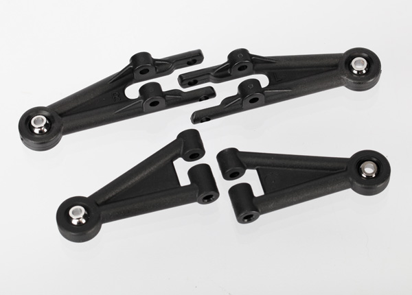 Traxxas Front Upper & Lower Suspension Arm Set - Click Image to Close