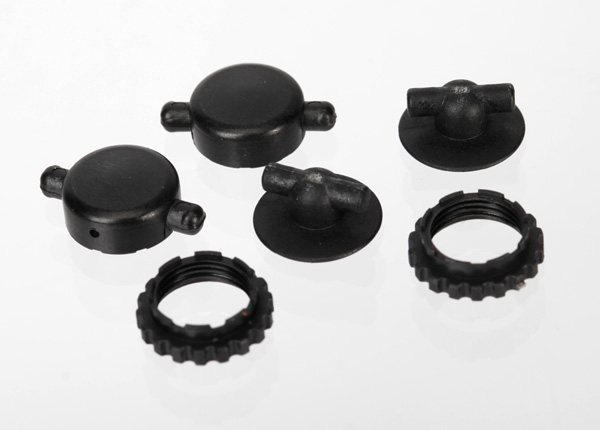 Traxxas GTR Shock Cap & Spring Retainer Set - Click Image to Close