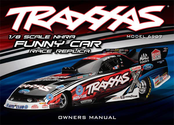 Traxxas Owner's Manual, Funny Car