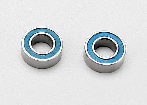 Traxxas 4x8x3mm Blue Rubber Sealed Ball Bearings (2) - Click Image to Close