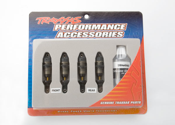 Traxxas GTR Hard Anodized Shock Set (4) - Click Image to Close
