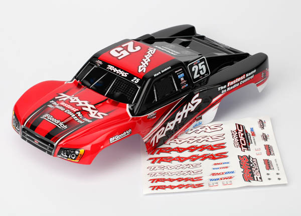 Traxxas Body, Mark Jenkins #25, 1/16 Slash (Painted, Decals Appl - Click Image to Close