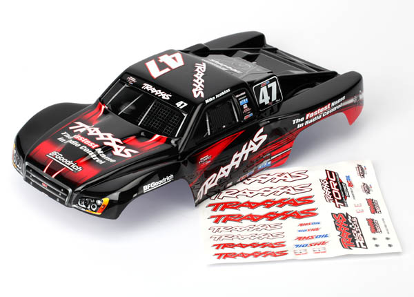 Traxxas Body, Mike Jenkins #47, 1/16 Slash (Painted, Decals Appl - Click Image to Close