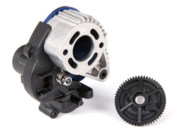 Traxxas Transmission, complete (fits 1/16-scale brushed models)