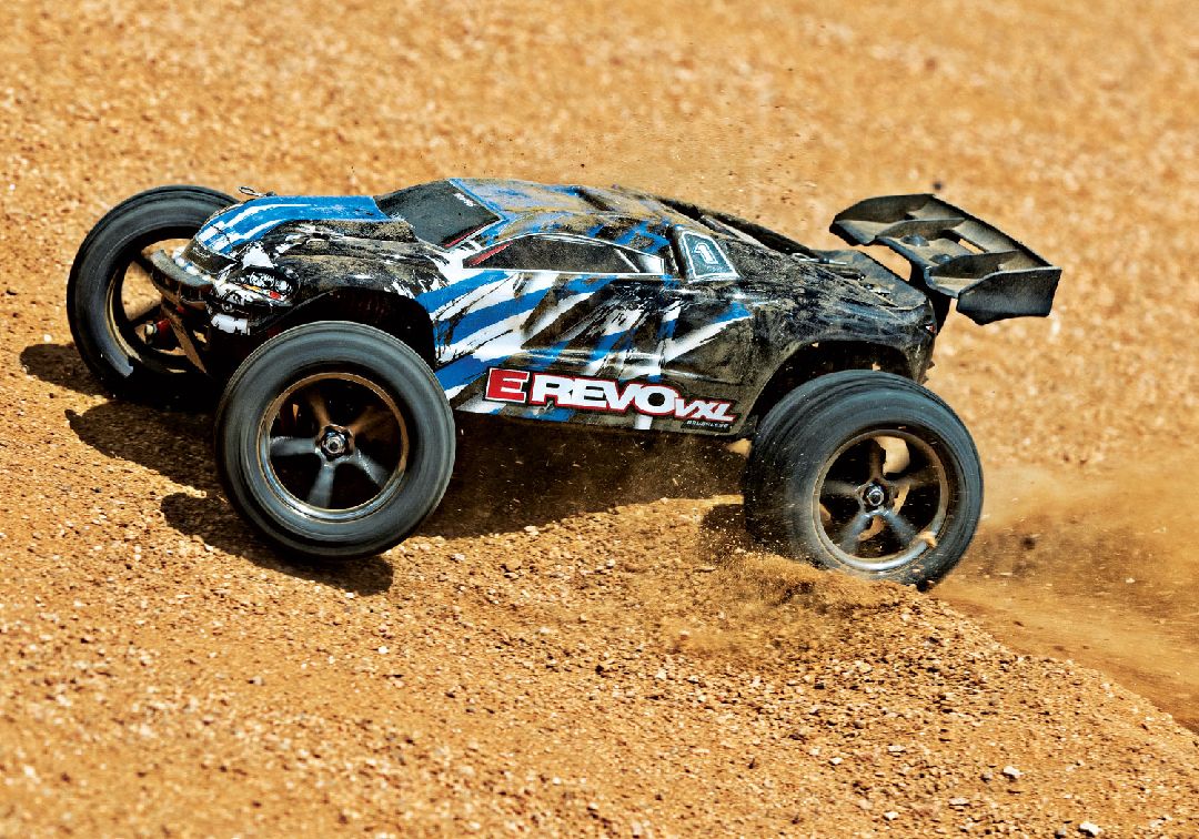 Traxxas E-Revo VXL 1/16 4WD Monster Truck RTR - BLUEX Traxxas E-Revo VXL 1/16 4WD Monster Truck RTR - BLUEX
