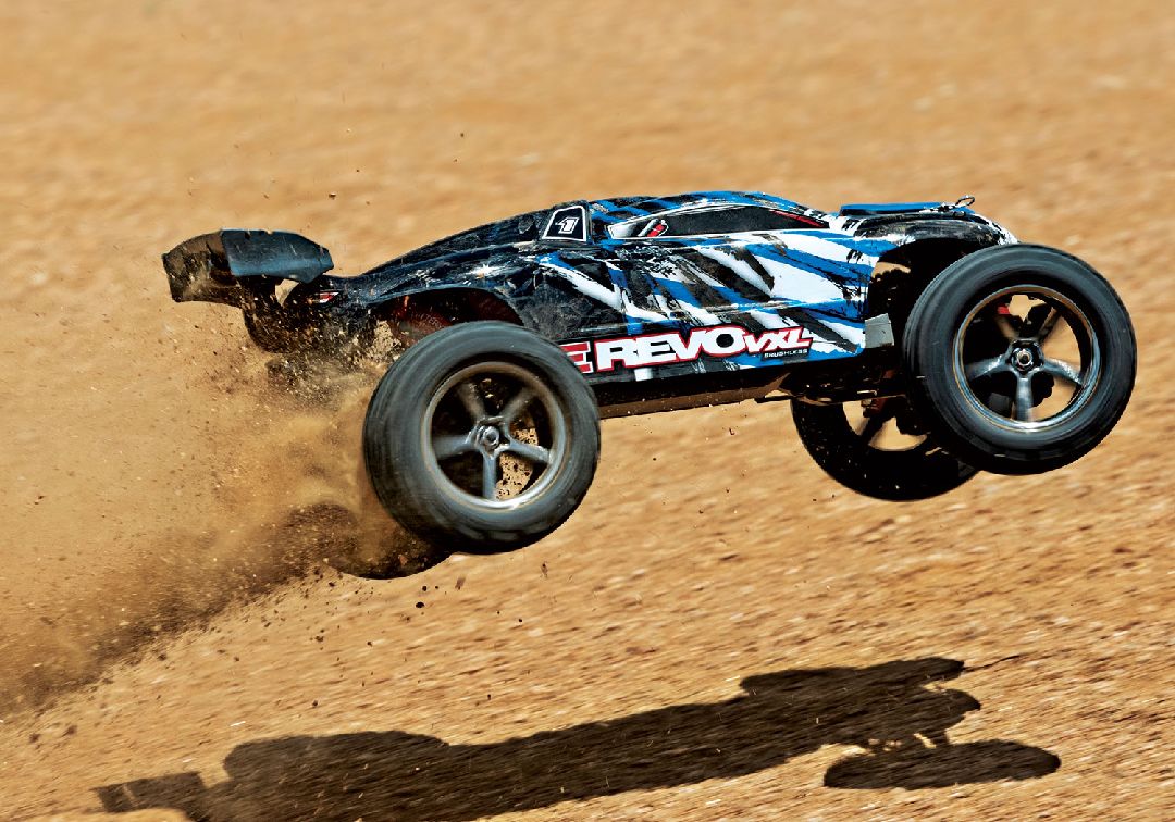 Traxxas E-Revo VXL 1/16 4WD Monster Truck RTR - BLUEX Traxxas E-Revo VXL 1/16 4WD Monster Truck RTR - BLUEX