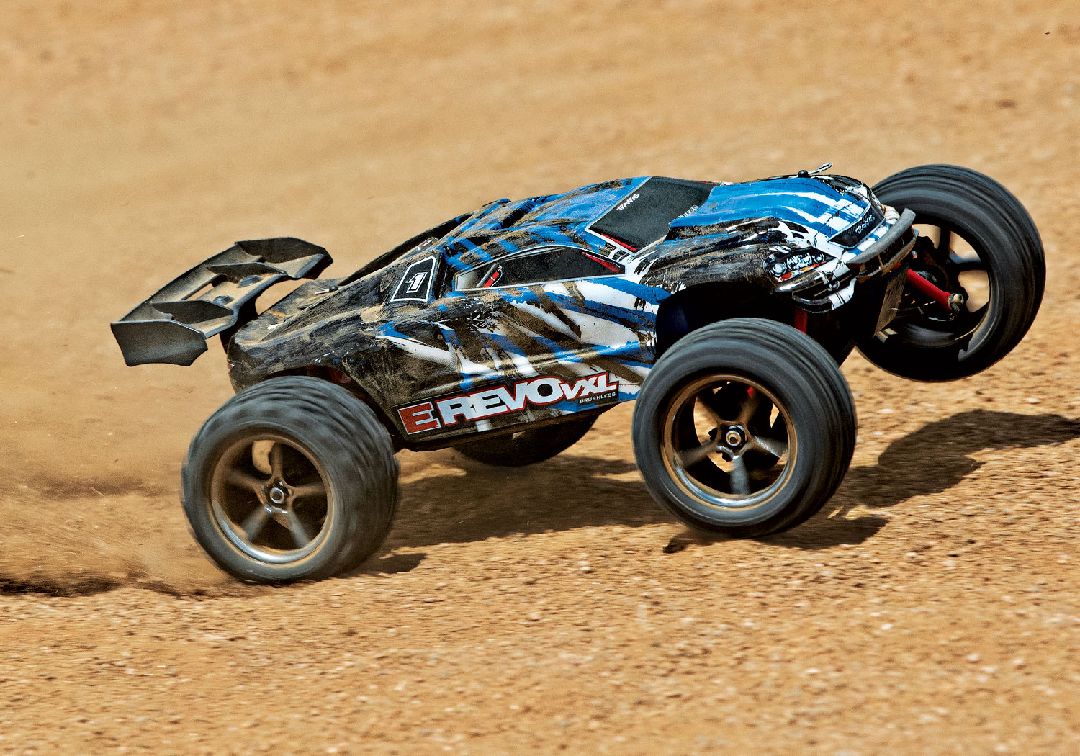 Traxxas E-Revo VXL 1/16 4WD Monster Truck RTR - BLUEX Traxxas E-Revo VXL 1/16 4WD Monster Truck RTR - BLUEX
