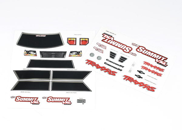 Traxxas Decal Sheets, 1/16th Summit VXL