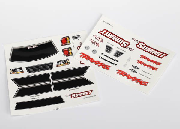 Traxxas Decals, 1/16th Summit