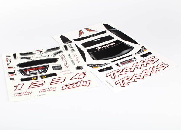 Traxxas Decal Sheet, 1/16 Rally