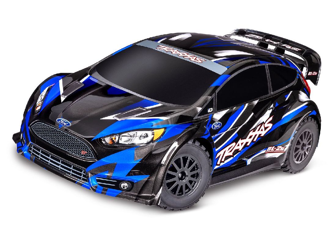 Traxxas Fiesta ST Rally 1/10 AWD Rally Car RTR with TQ 2.4GHz Radio System and BL-2s ESC (Fwd/Rev)Requires Battery and Charger - BLUE