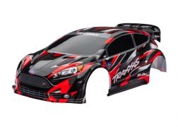 Traxxas Body, Ford Fiesta® ST - Red - Click Image to Close