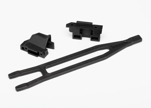 Traxxas Battery hold-down (1)/ hold-down retainer, front & rear - Click Image to Close