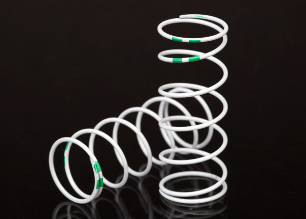 Traxxas Progressive Rate Long GTR Shock Springs (Green - 0.653 R - Click Image to Close