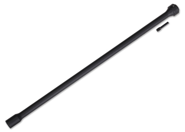 Traxxas Driveshaft, center, plastic (black)/ screw pin - Click Image to Close