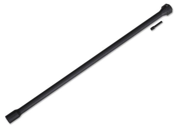 Traxxas Driveshaft, center, plastic (black)/ screw pin