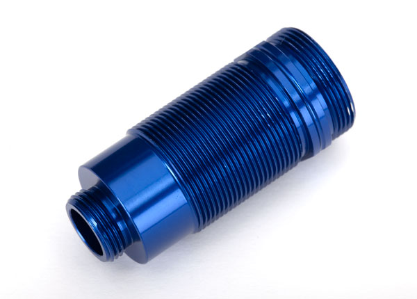 Traxxas Body, GTR long shock, aluminum (blue-anodized) (PTFE-co