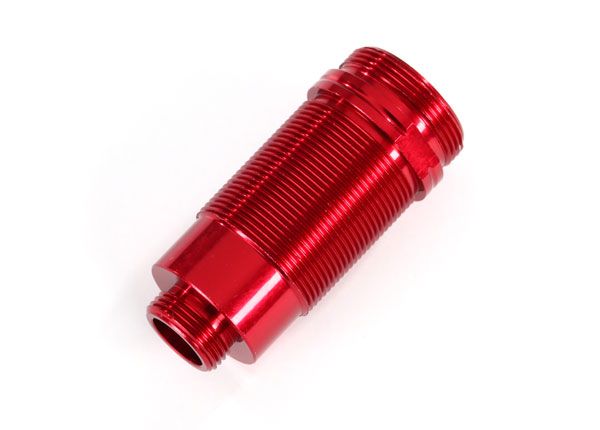 Traxxas Body, GTR long shock, aluminum (red-anodized) (PTFE-co