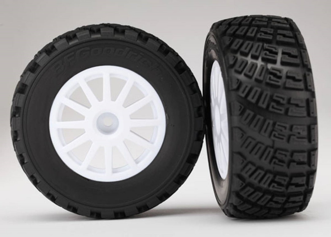 Traxxas Tires & wheels, assembled, glued - Click Image to Close