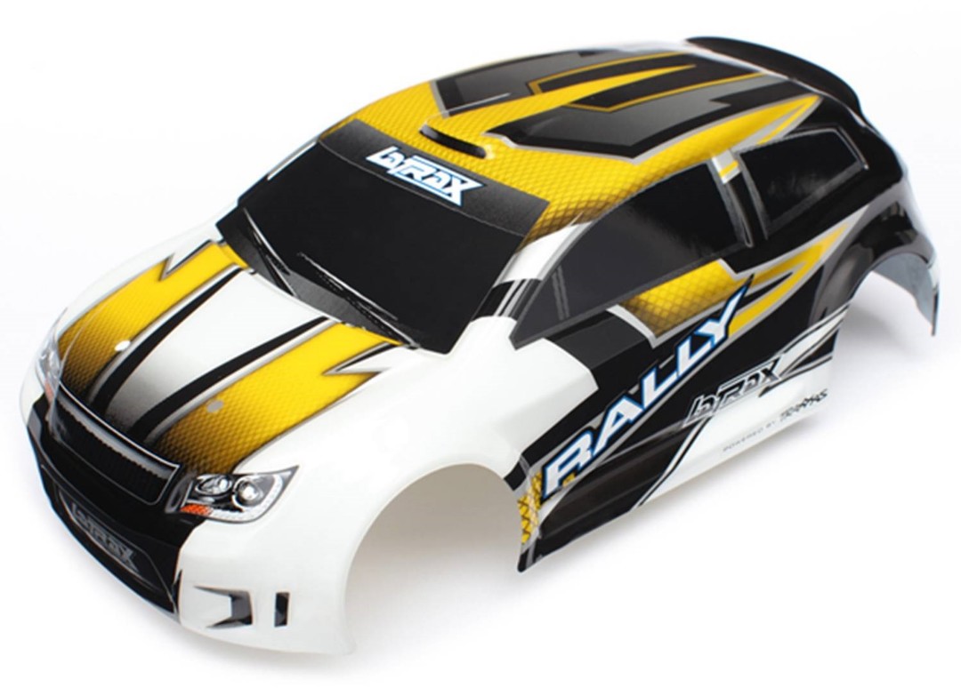 LaTrax Body (Yellow), 1/18 with Decals - Click Image to Close