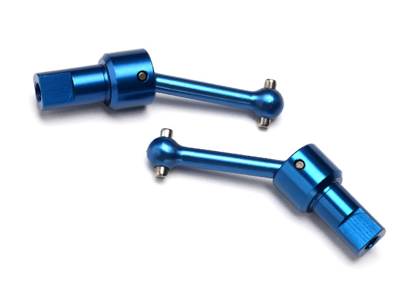 Traxxas LaTrax Aluminum Driveshaft Assembly (Blue) (2) - Click Image to Close