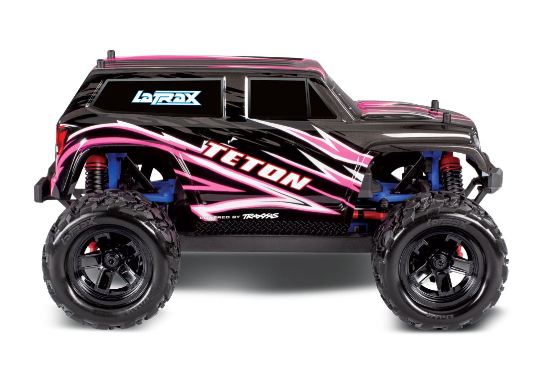 Traxxas LaTrax Teton 1/18 4WD RTR Monster Truck Pink - Click Image to Close