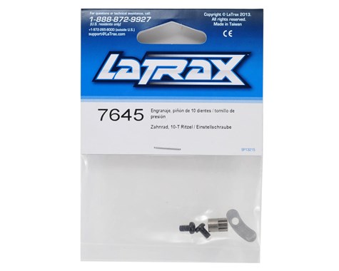 Traxxas LaTrax Pinion Gear (10T) - Click Image to Close