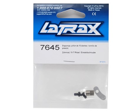 LaTrax Pinion Gear (10T) - Click Image to Close