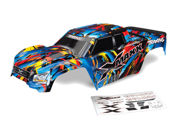 Traxxas Body, X-Maxx, Rock n' Roll (painted, decals applied) (a