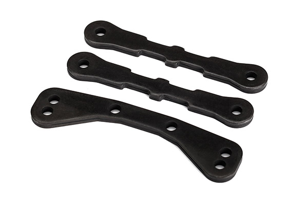 Traxxas Bulkhead tie bar, upper (1)/ lower (2) (steel) - Click Image to Close