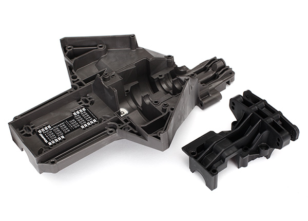 Traxxas Bulkhead, rear (upper & lower),center differential (replacing #7727 & #7728 requires #5108 ball bearings (2))