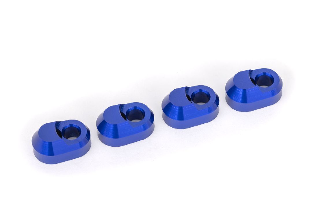 Traxxas Suspension Pin Retainer 6061-T6 Aluminum (Blue-Anodized) (4)