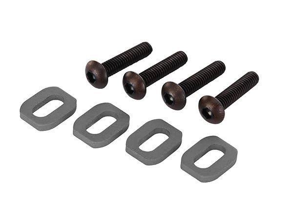 Traxxas Washers Motor Mount Aluminum (Gray-Anodized) (4)/ 4X18MM BCS (4)