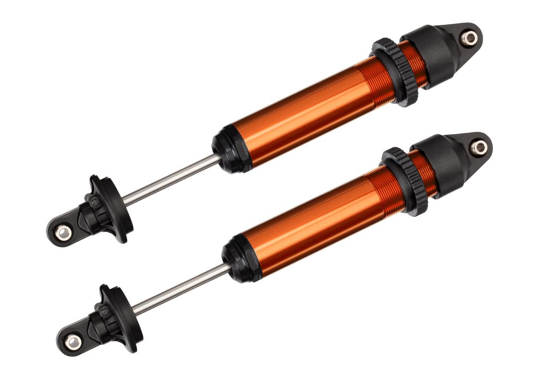 Traxxas X-Maxx GTX Assembled Shocks (Orange) (2) (fully assembled without springs)