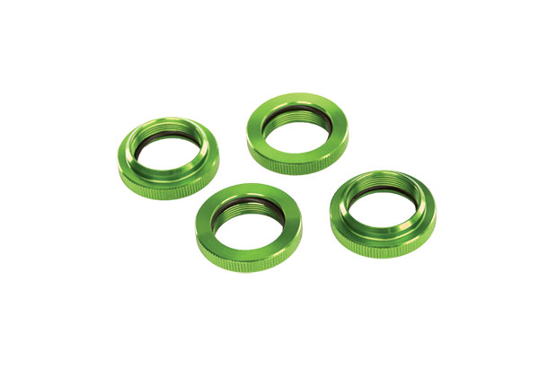 Traxxas X-Maxx Aluminum GTX Threaded Collar (Green) (4)