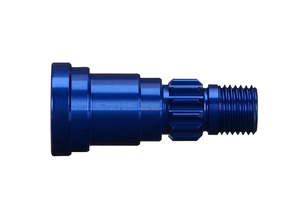 Traxxas Stub Axle, Aluminum (Blue-Anodized) (1) (Use Only With # - Click Image to Close