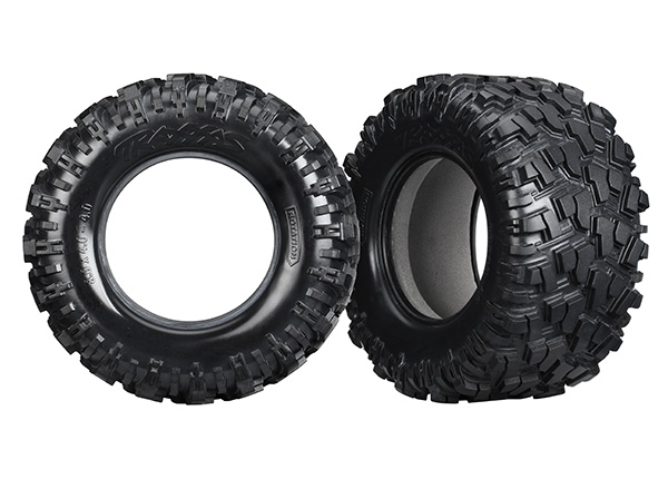 Traxxas Tires, Maxx AT (Left & Right) (2)/ Foam Inserts (2) - Click Image to Close
