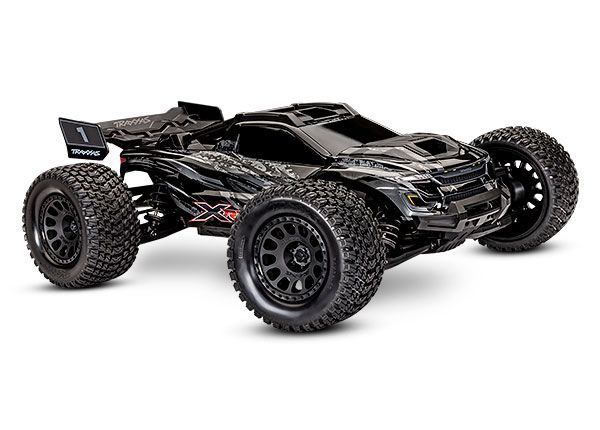 Traxxas XRT: Brushless Electric Race Truck with TQi Traxxas Link Enabled 2.4GHz Radio System, Velineon VXL-8s brushless ESC (fwd/rev),and Traxxas Stability Management (TSM) - Black