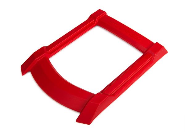 Traxxas Skid plate, roof (body) (red)/ 3x15mm CS (4) (requires - Click Image to Close