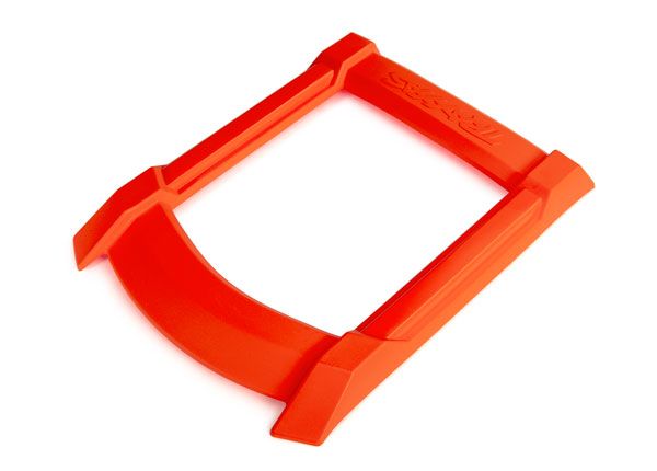 Traxxas Skid plate, roof (body) (orange)/ 3x15mm CS (4) (require - Click Image to Close