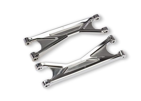 Traxxas Suspension arms, chrome, upper (left or right, front or rear),heavy duty (2)