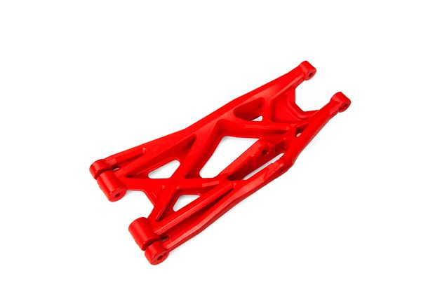 Traxxas Suspension arm, red, lower (left, front or rear), heavy