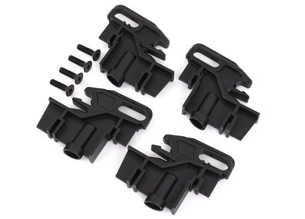 Traxxas Battery Hold-Down Mounts, Left (2)/ Right (2)/ 4X15mm CCS (4)