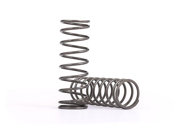 Traxxas Springs, Shock, Medium (Natural Finish) (GTX) (2.599 Rate, White Stripe) (2)