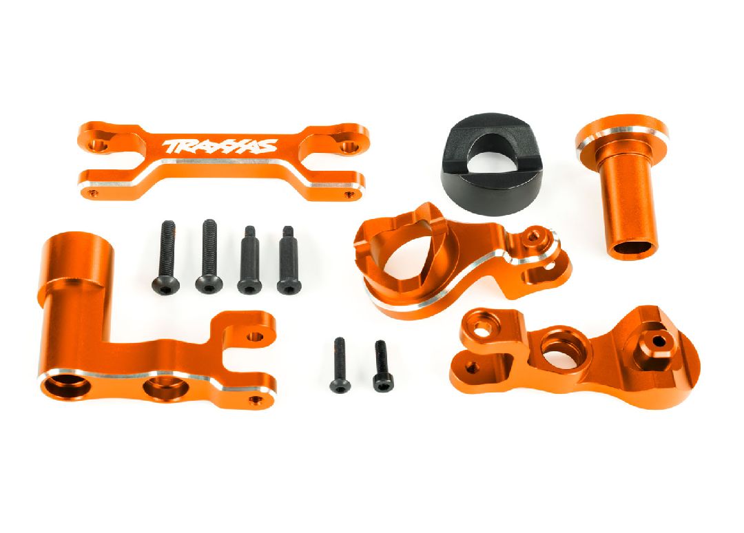 Traxxas Steering Bellcranks (Left & Right)/ Draglink (6061-T6 Aluminum Orange-Anodized) (Fits XRT)