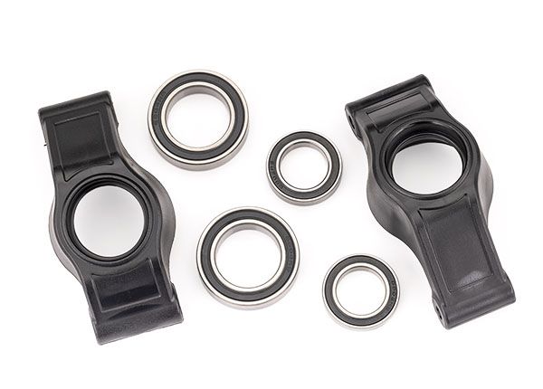 Traxxas Carriers, Stub Axle (Rear) (Left & Right)/ 20x32x7mm Bearings (2)/ 15x24x5mm Bearings (2)