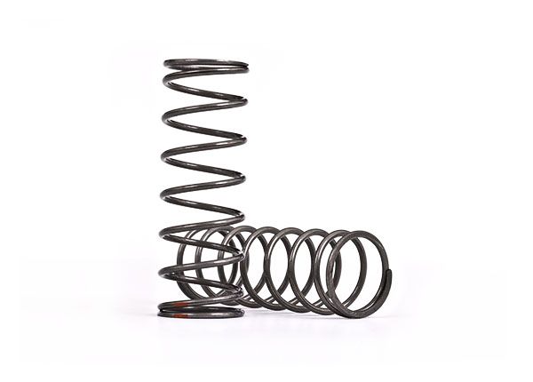 Traxxas Springs, Shock, Medium (Natural Finish) (GTX) (2.899 Rate, Orange Stripe) (2)