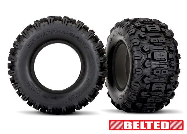 Traxxas Tires, Sledgehammer® Belted - Click Image to Close