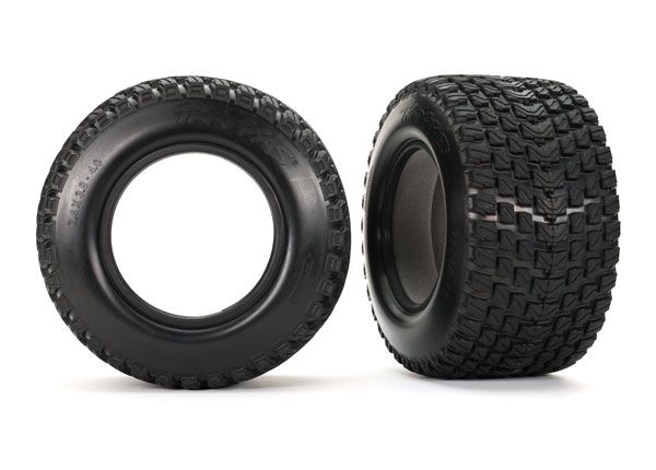 Traxxas Tires, Gravix (Left & Right)/ Foam Inserts (2)