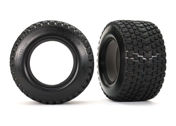 Traxxas Tires, Gravix (Left & Right)/ Foam Inserts (2) - Click Image to Close